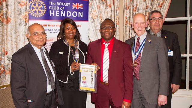 HENDON ROTARY CLUB WELCOME NEW MEMBER