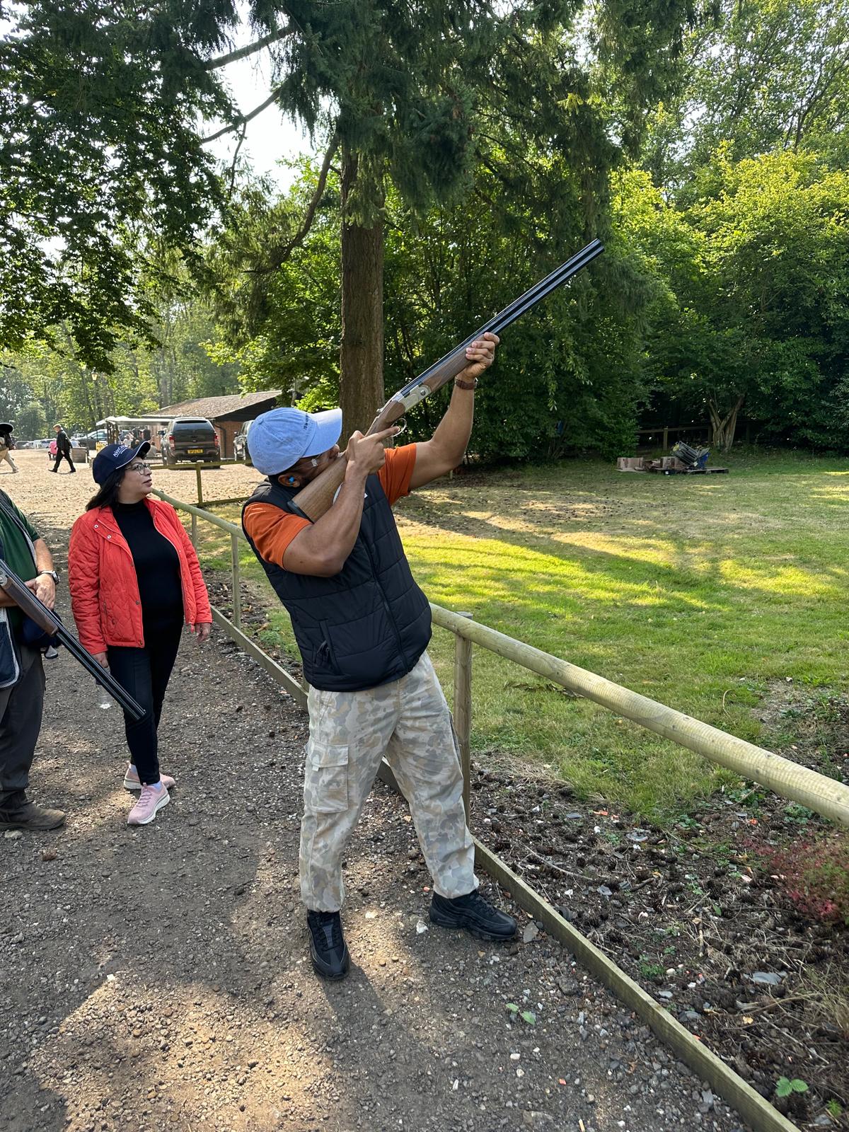 Hendon Club Secretary, Answer participating in District Sports Clay Shooting competition on Sunday 1 September at Markyate, St Albans.