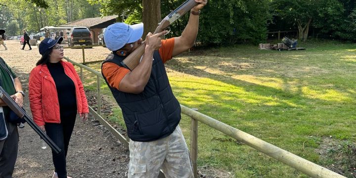 Hendon Club Secretary, Answer participating in District Sports Clay Shooting competition on Sunday 1 September at Markyate, St Albans.